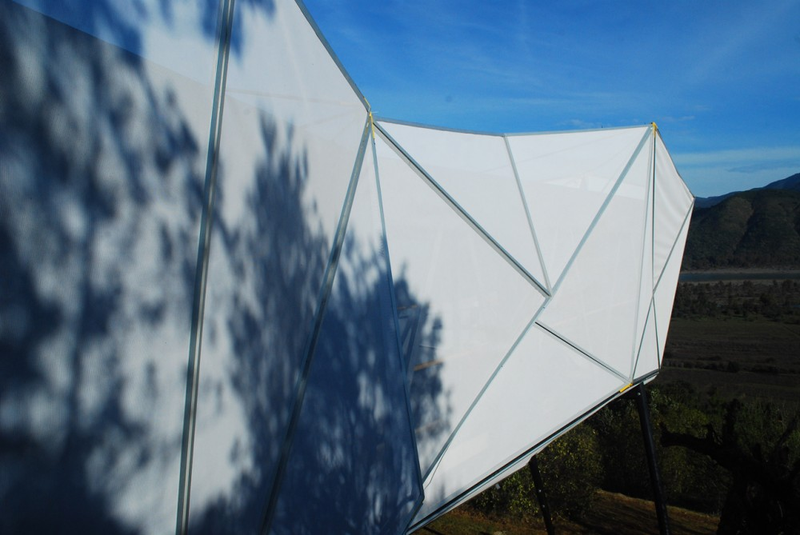 Illustration for article titled An Alien Cocoon? No, It's an Alpine Shelter For Mountain Bikers